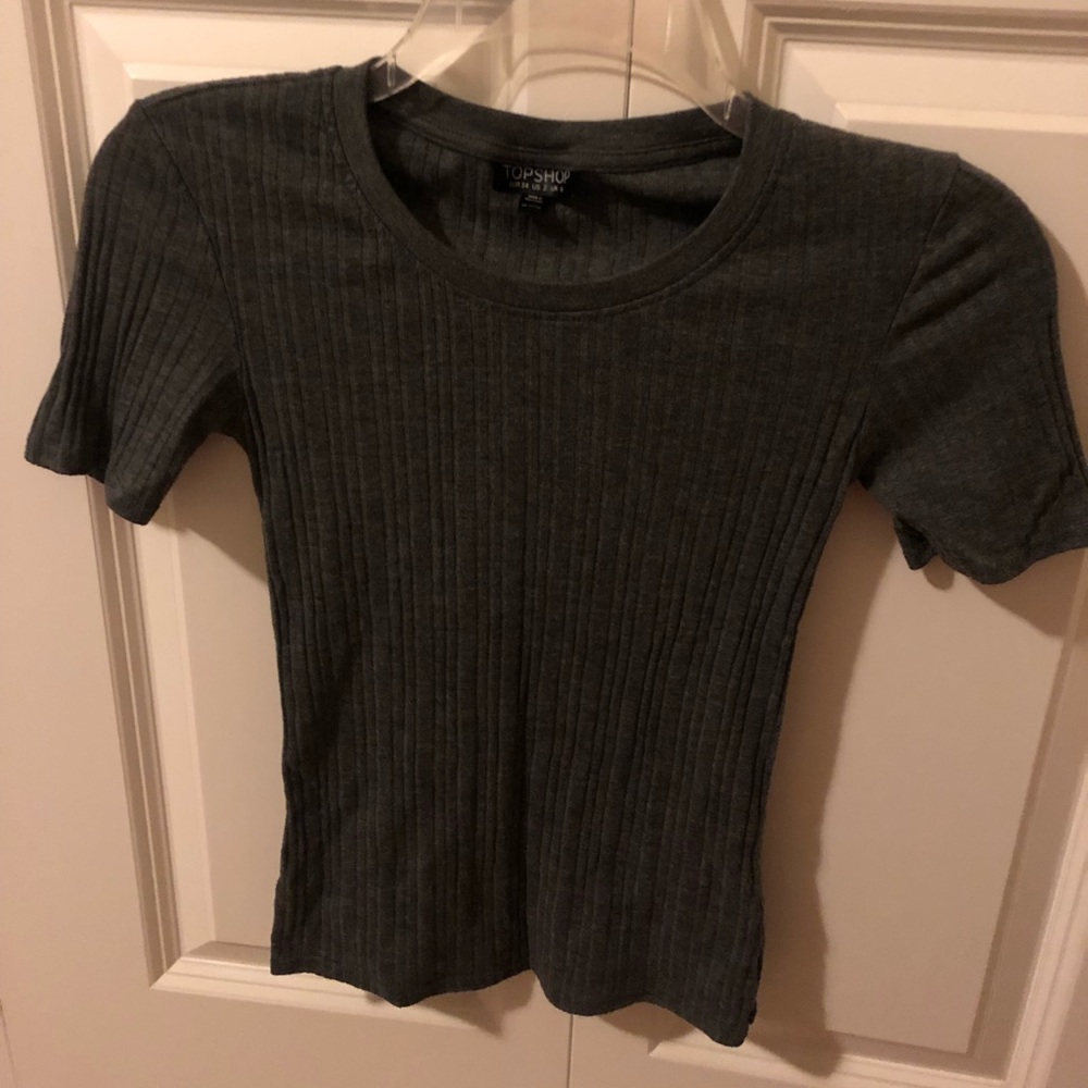 ⭐️Topshop Alexa Ribbed Tee - Picture 2 of 3